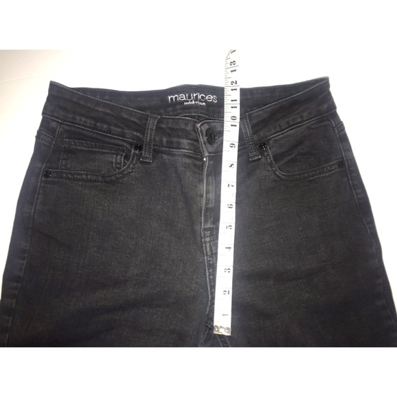2/$10 SALE - Maurices Classic Black Slim Boot Mid Rise Jean - Picture 5 of 8